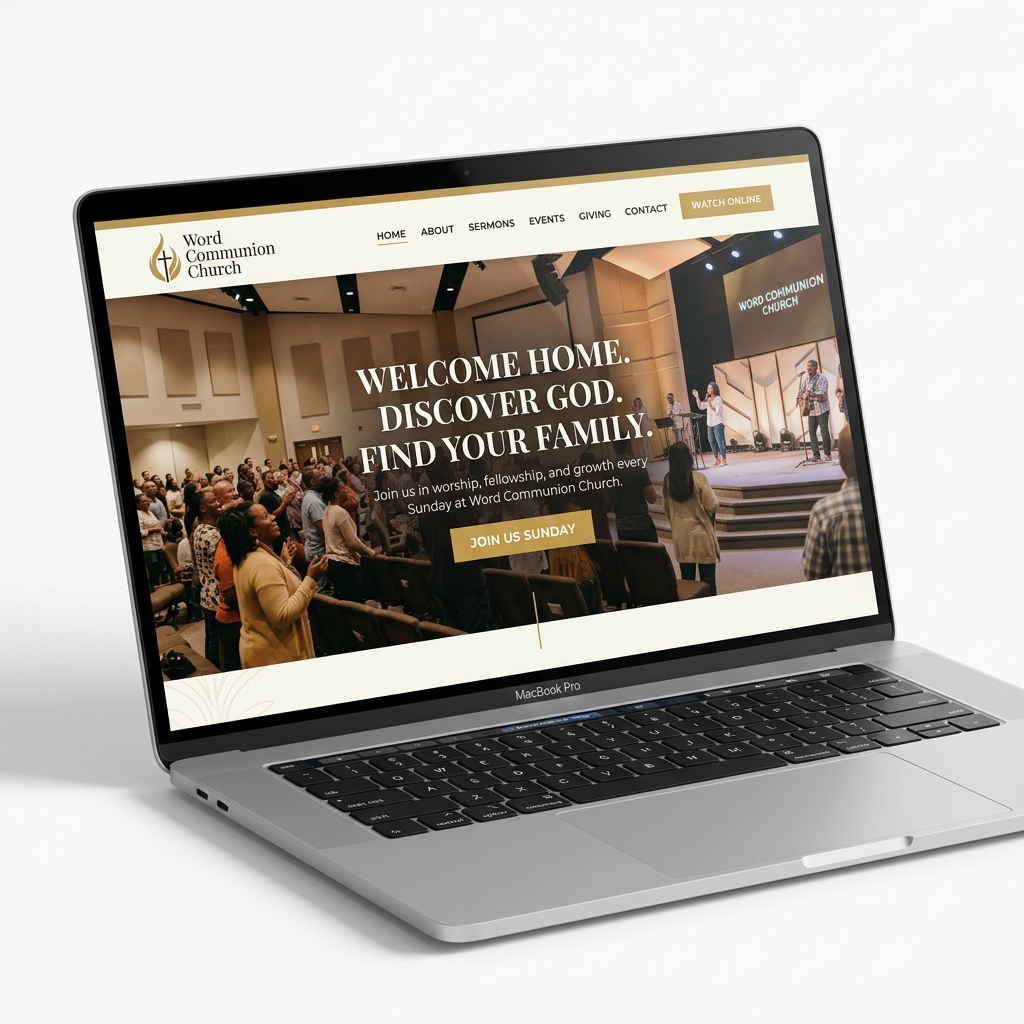 Word Communion Church website