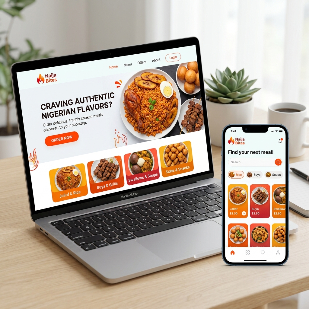 Food Ordering App website