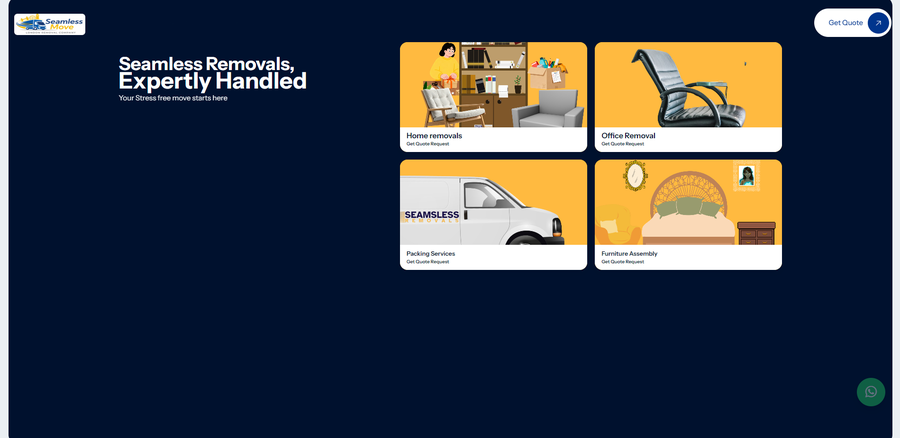 Seamless Move website